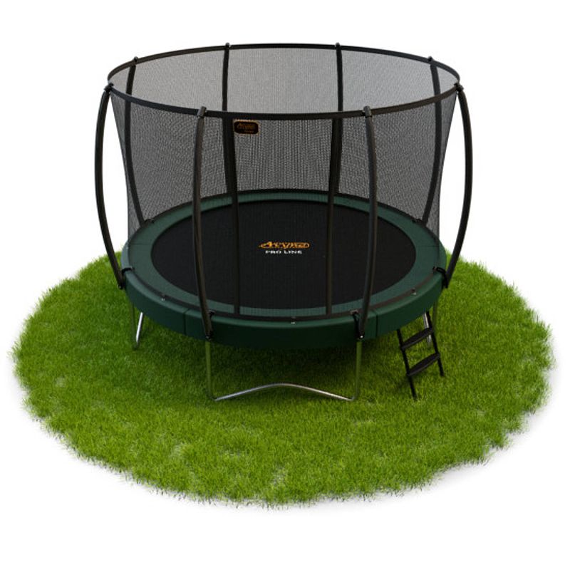 Foto van Avyna pro-line trampoline met veiligheidsnet 365 cm (12ft) - groen