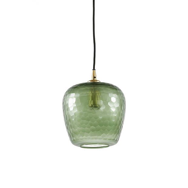 Foto van Light & living - hanglamp danita - 17x17x22 - groen