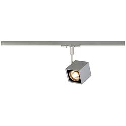 Foto van Slv slv 143354 230v-railsysteem lamp gu10 zilver-grijs, zwart