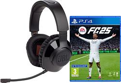 Foto van Jbl quantum 350 wireless + ea sports fc 25 ps4