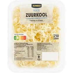 Foto van Jumbo verse zuurkool 250 g kleinverpakking