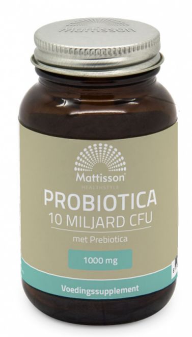Foto van Mattisson healthstyle probiotica 1000mg capsules
