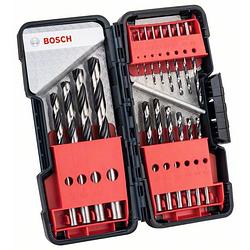 Foto van Bosch accessories 2608577350 hss metaal-spiraalboorset 18-delig din 338 cilinderschacht 1 set(s)