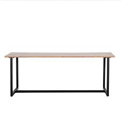 Foto van Giga meubel eettafel acaciahout - naturel - 210cm - eettafel boris