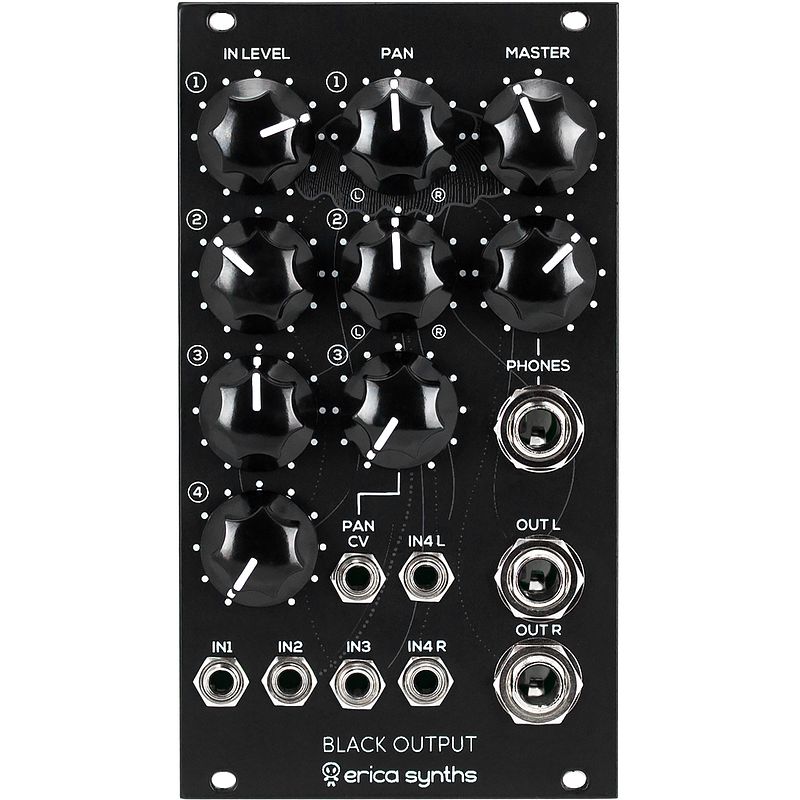 Foto van Erica synths black output v2 eurorack module