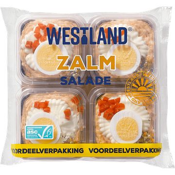 Foto van Westland zalm salade voordeelverpakking 560g bij jumbo