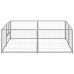 Foto van The living store hondenkennel - grote buitenren 200x200x70 cm - stevig staal