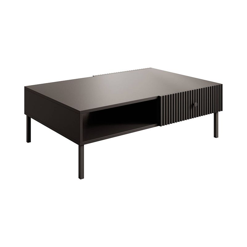 Foto van Meubella salontafel vermont - antraciet - 102 cm