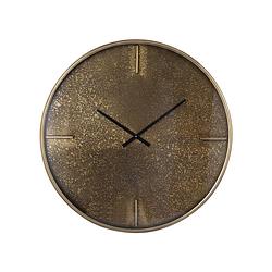 Foto van Ptmd taylor brass iron round clock with print l