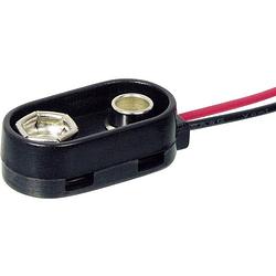 Foto van Beltrona 9v-i-clip-s batterijclip 1 9v (blok) drukknopaansluiting (l x b x h) 26 x 13 x 8 mm