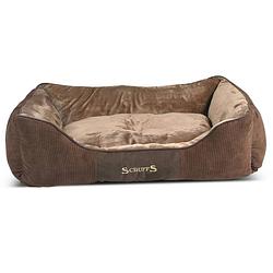 Foto van Scruffs & tramps huisdierenbed chester bruin 90x70 cm maat xl 1169