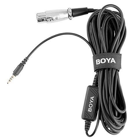 Foto van Boya xlr naar 3,5 mm trrs microfoon adapter by-bca6