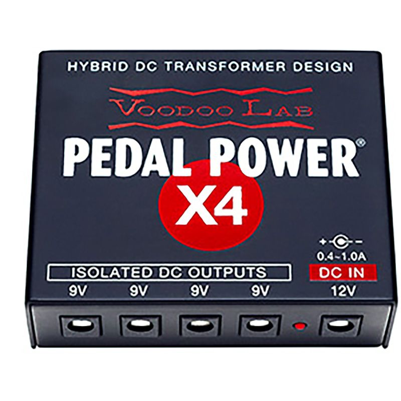 Foto van Voodoo lab pedal power x4 multivoeding voor effectpedalen