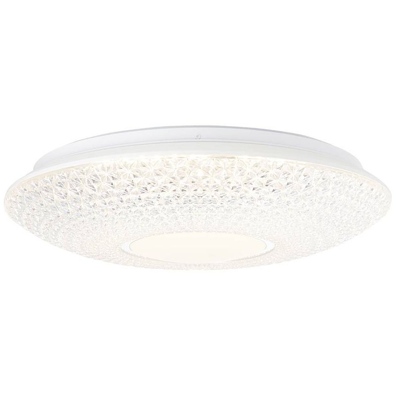 Foto van Brilliant g97055/05 benoit led-plafondlamp led energielabel: f (a - g) 24 w wit, chroom