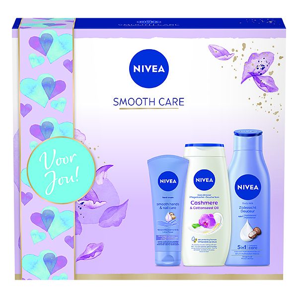 Foto van Nivea smooth care geschenkset