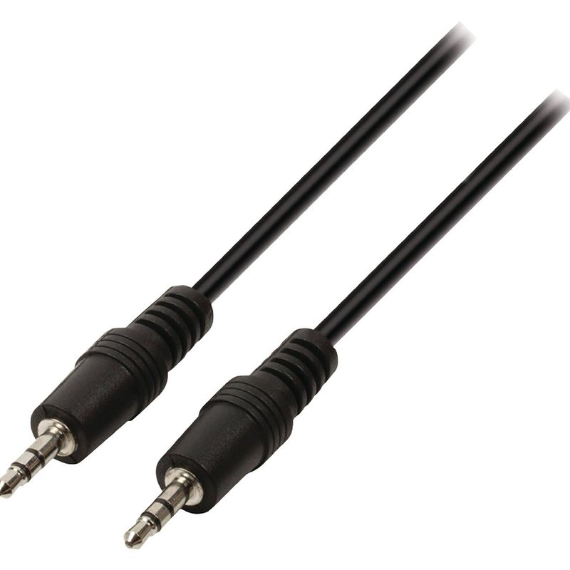 Foto van Valueline 3 meter audio aux kabel 3.5mm naar 3.5mm male jack