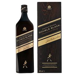 Foto van Johnnie walker double black 1ltr whisky + giftbox