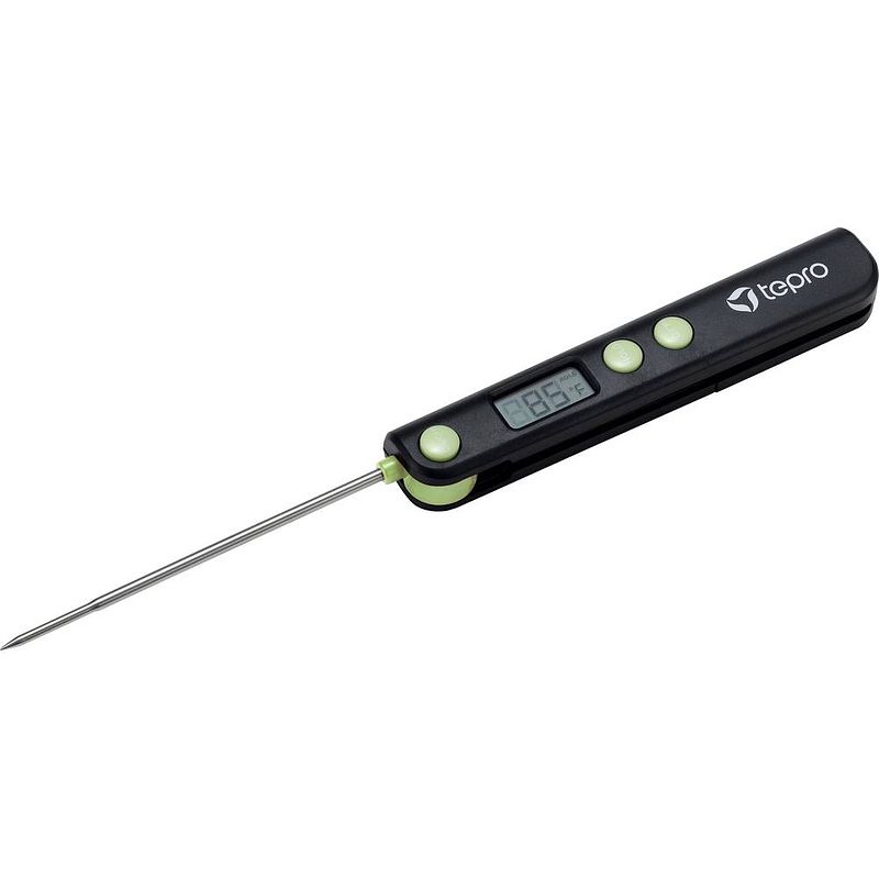 Foto van Tepro garten barbecuethermometer zwart, groen