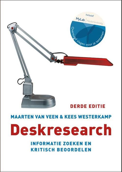 Foto van Deskresearch, 3e editie met mylab nl toegangscode - kees westerkamp, maarten van ven - paperback (9789043026789)