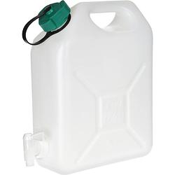Foto van Jerrycan voor water - 5 liter - kunststof - met kraantje en dop - jerrycan voor water
