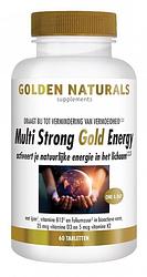 Foto van Golden naturals multi strong gold energy tabletten