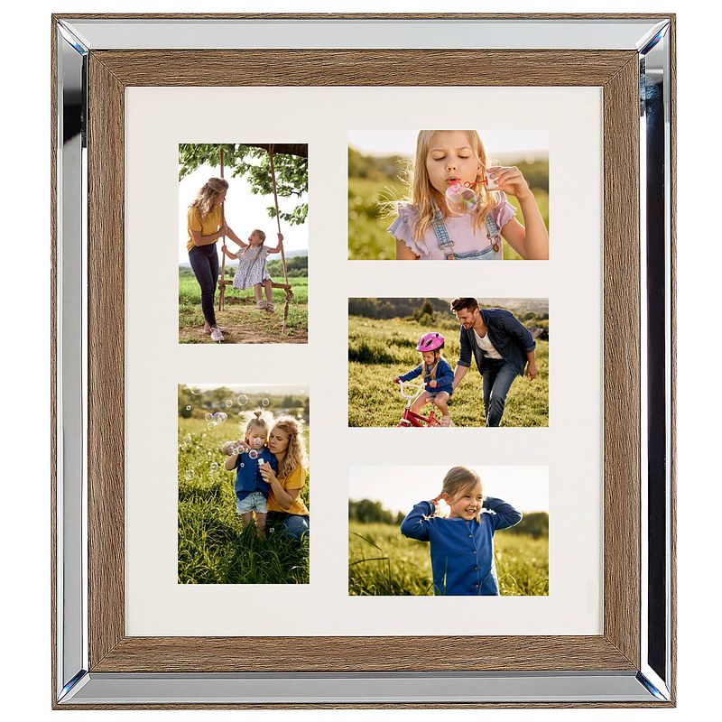 Foto van Beliani sinta - fotoframe-zilver-glas