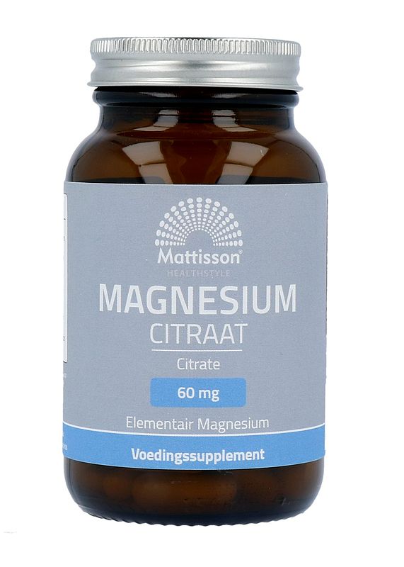 Foto van Mattisson healthstyle absolute magnesium citraat capsules