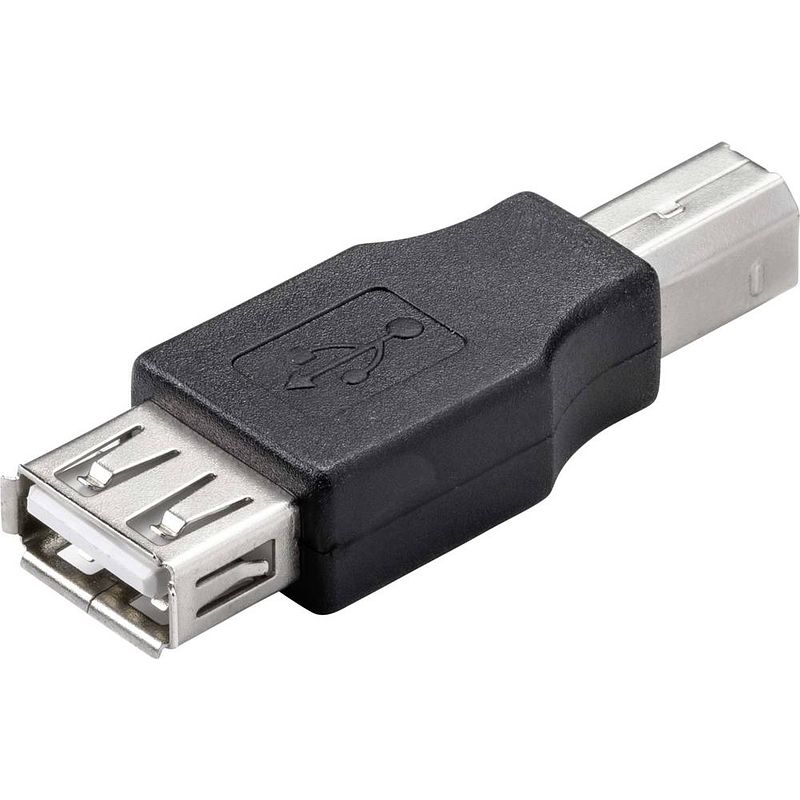 Foto van Renkforce usb 2.0 adapter [1x usb 2.0 bus a - 1x usb-b 2.0 stekker] rf-4613072