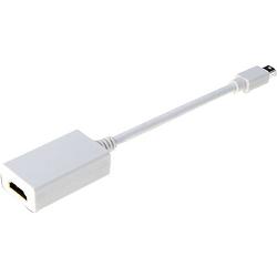 Foto van Digitus ak-340404-001-w displayport / hdmi adapter [1x mini-displayport stekker - 1x hdmi-bus] wit 15.00 cm