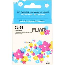 Foto van Flwr canon cl-51 kleur cartridge