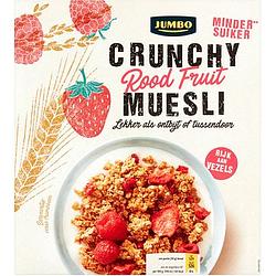 Foto van Jumbo crunchy muesli rood fruit 500g