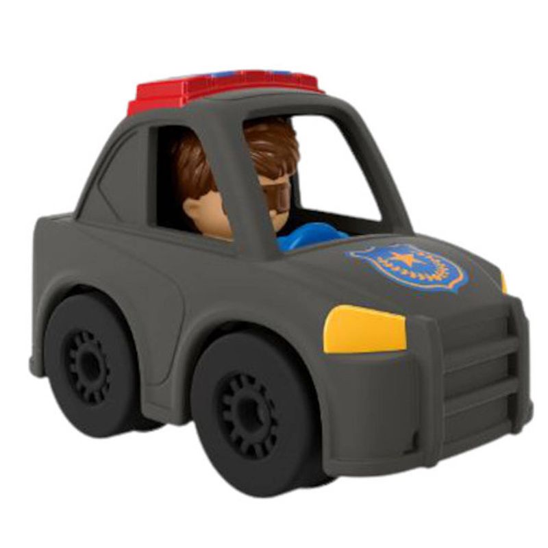 Foto van Fisher-price speelgoedauto wheelies politie junior zwart