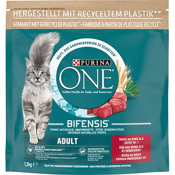 Foto van Purina® one adult rijk aan rund kattenvoer 1, 5kg bij jumbo