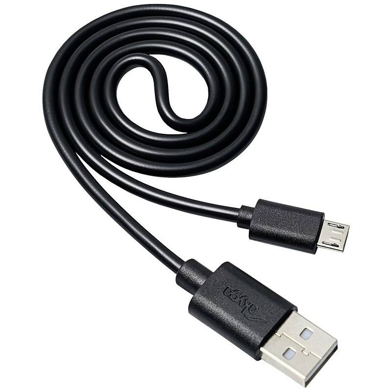 Foto van Akyga usb-kabel usb-a stekker, usb-micro-b stekker 0.6 m zwart ak-usb-05