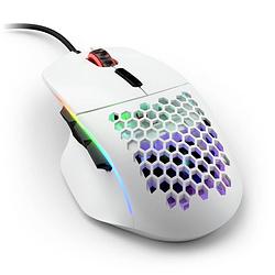 Foto van Glorious pc gaming race model i gaming-muis kabelgebonden optisch wit (mat) 9 toetsen 19000 dpi verlicht