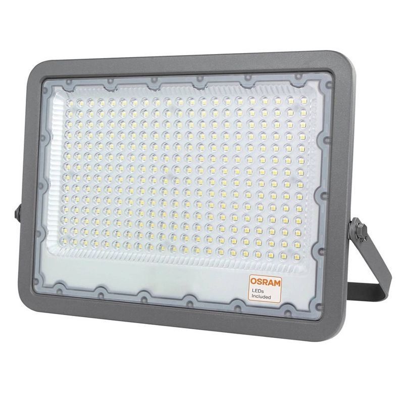 Foto van Led bouwlamp - facto dary - 200 watt - led schijnwerper - natuurlijk wit 4000k - waterdicht ip65 - 120lm/w - flikkervrij