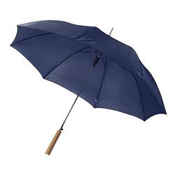 Foto van Automatische paraplu 102 cm doorsnede blauw - paraplu's