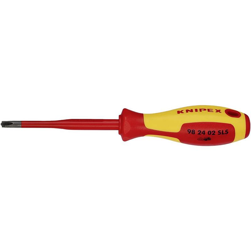 Foto van Knipex plus/minus schroevendraaier vde grootte ph 2 koplengte: 100 mm