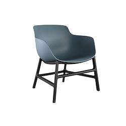 Foto van Ptmd nicca grey polypropylene leisure chair