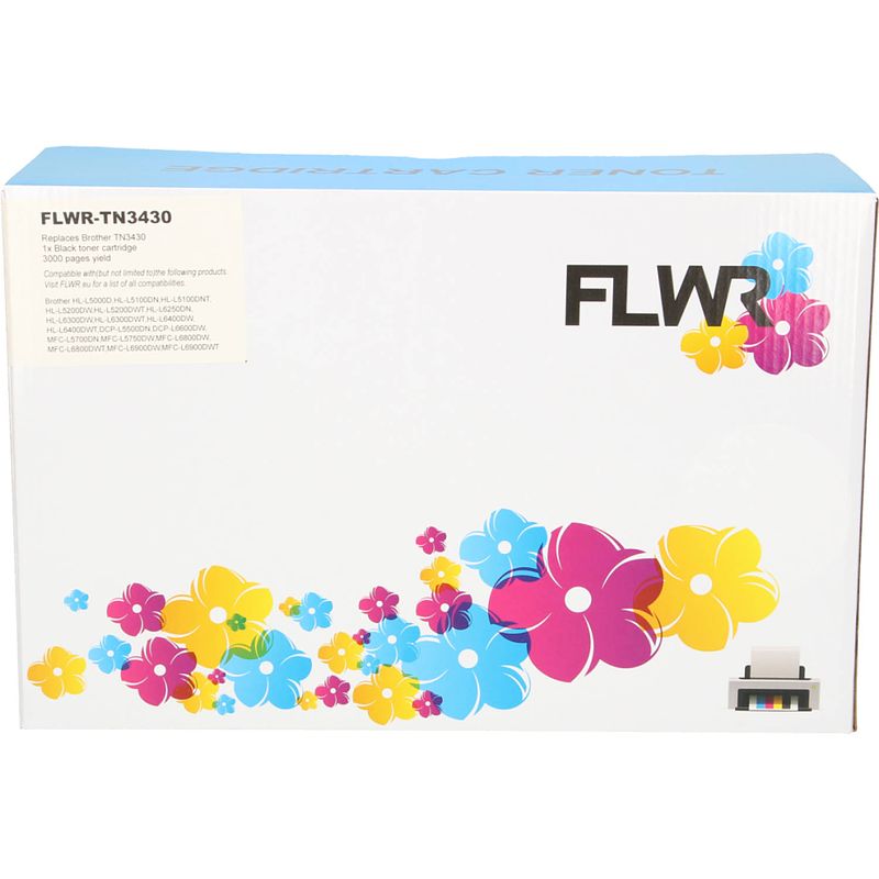 Foto van Flwr brother tn-3430 zwart toner