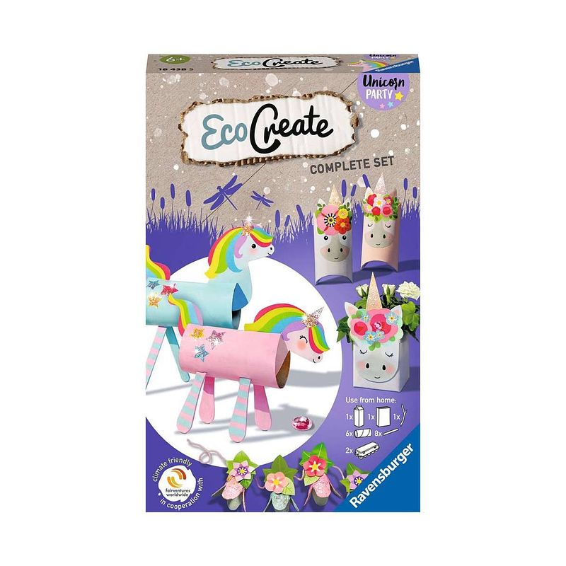 Foto van Ravensburger ecocreate mini unicorn party