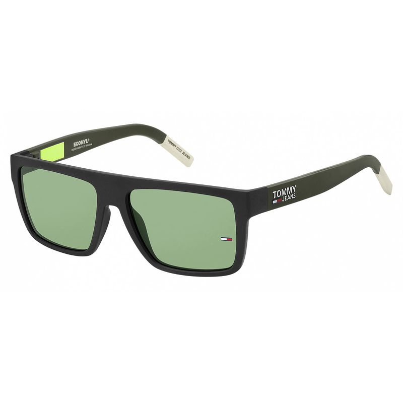 Foto van Tommy hilfiger zonnebril 0004/s unisex cat. 3 nylon zwart/groen