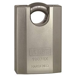 Foto van Kasp k19070xd hangslot 70 mm verschillend sluitend zilver sleutelslot