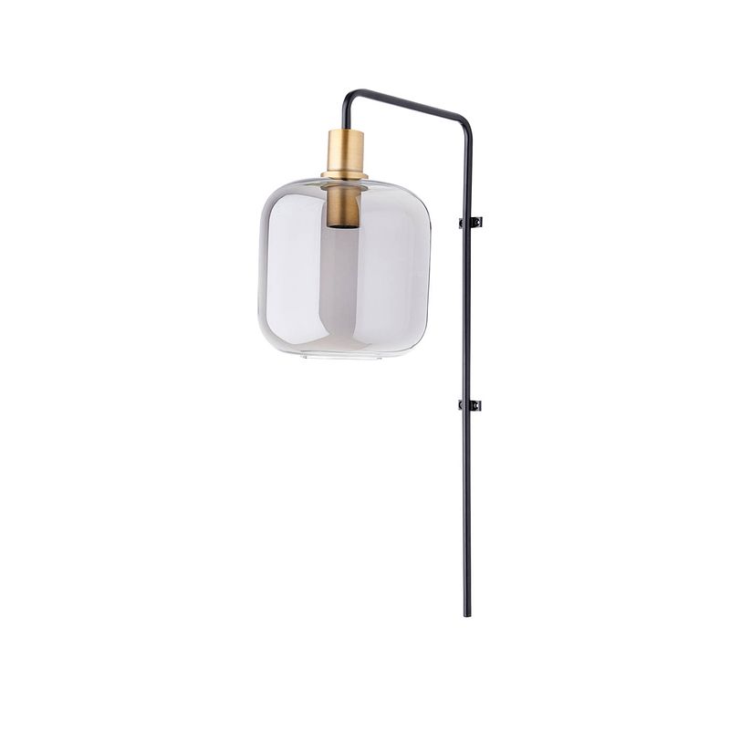 Foto van Light&living wandlamp 35x21x70 cm lekar antiek brons+smoke glas