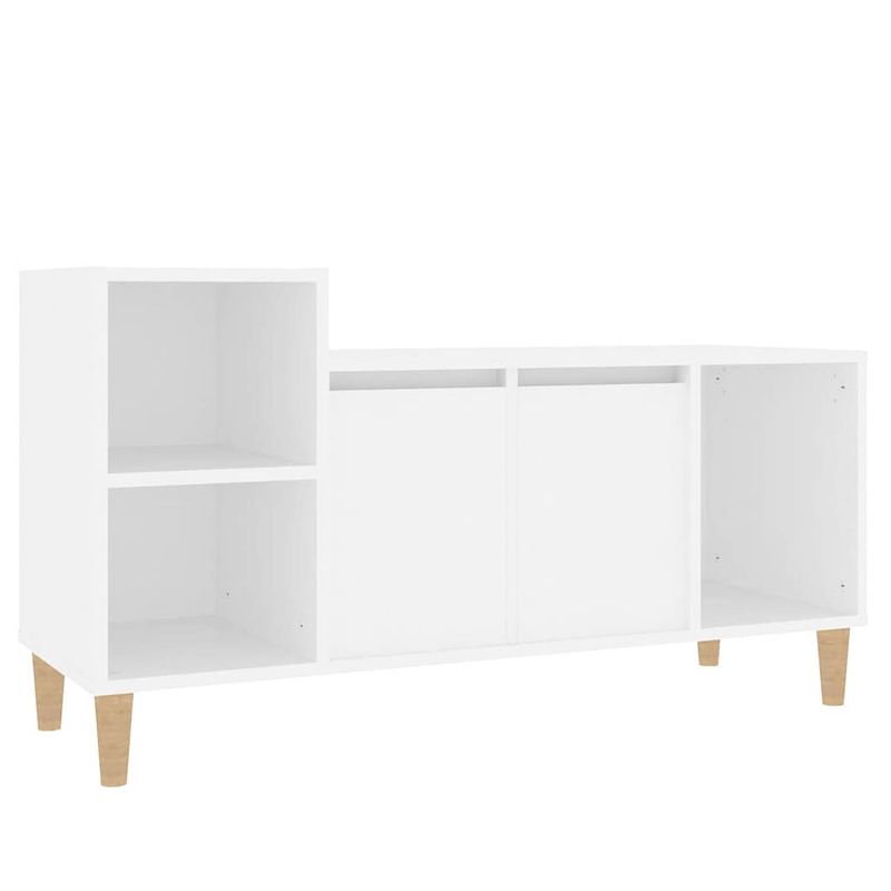 Foto van The living store tv-kast tv-kast - 100 x 35 x 55 cm - wit