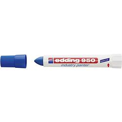 Foto van Edding edding 950 industry painter 4-950003 industriële marker blauw watervast: ja