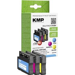 Foto van Kmp inkt vervangt hp 933xl compatibel combipack cyaan, magenta, geel h105v 1726,4050