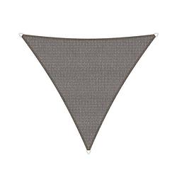 Foto van Compleet pakket: sunfighters driehoek 4.2m grijs met rvs bevestigingsset en buitendoekreiniger