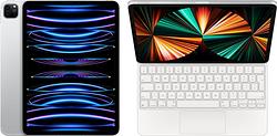 Foto van Apple ipad pro (2022) 11 inch 2tb wifi + 5g zilver + magic keyboard