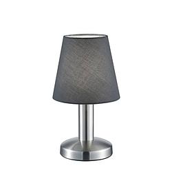 Foto van Moderne tafellamp mats - metaal - grijs